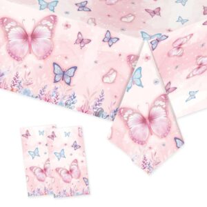 Butterfly Themed Birthday Party Tablecloth
