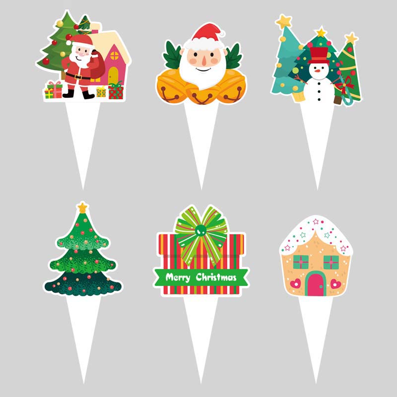 Christmas Cake Decorations Set Wholesale - Wrappers and Toppers for Festive Treats - Image 4