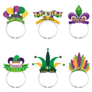 mardi gras headbands