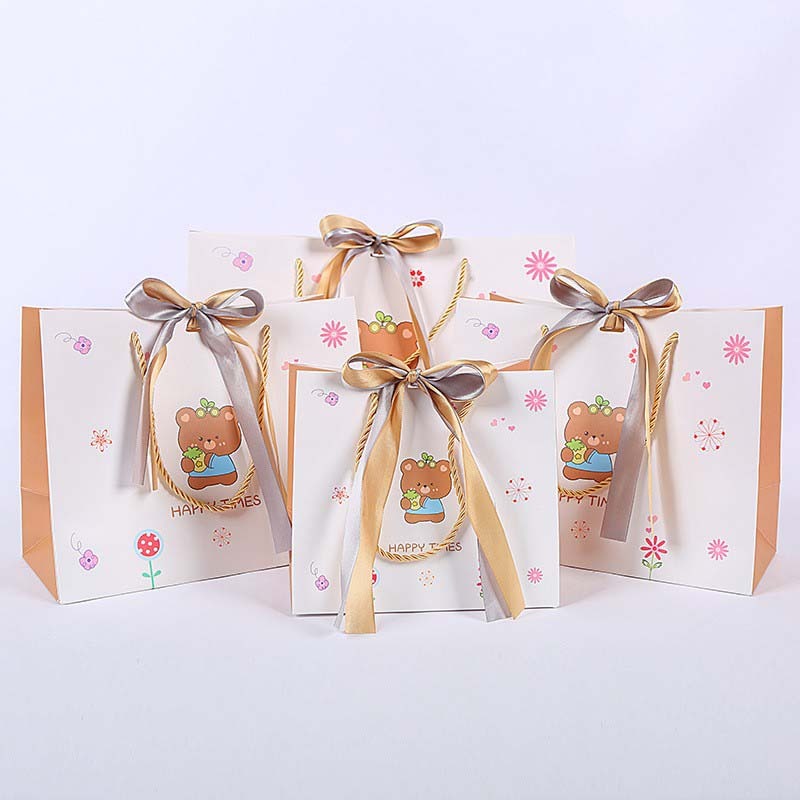 Cartoon Bear Gift Paper Bag