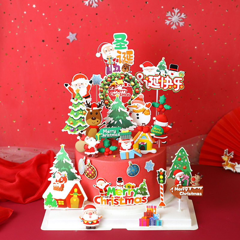 Christmas Cake Topper Set Wholesale - Festive Decorations for Holiday Treats - Image 15