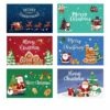 Merry Christmas Greeting Cards Set
