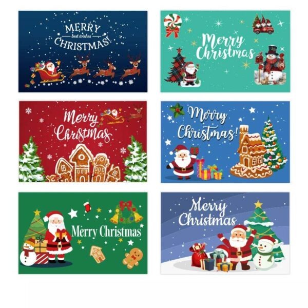 Merry Christmas Greeting Cards Set