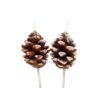 Christmas pine cone candles