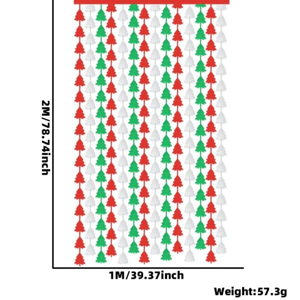 Color matching Rain Curtain（Christmas tree）