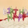 letter birthday candles