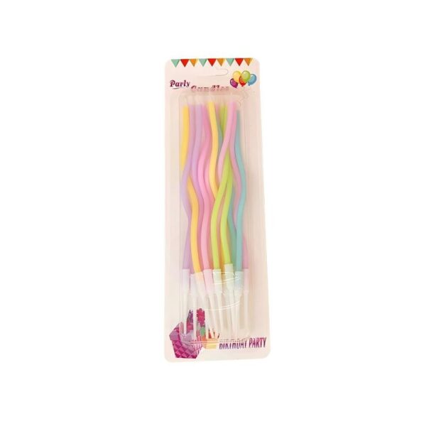 curvy birthday candles