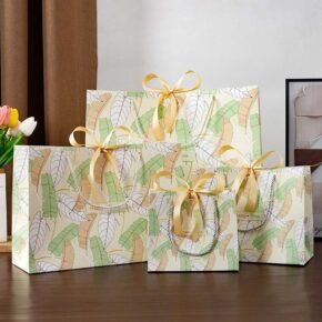 Colorful Leaf Gift Paper Bag Colorful Leaf Gift Paper Bag