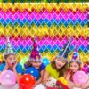 diamond shaped rain curtain