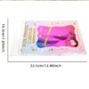 Colorful diamond-shaped rain curtain