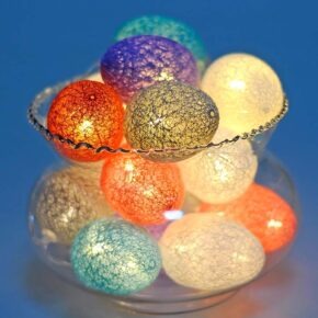 Charming Easter Egg String Lights with Soft Illumination - 1.5m/10 Lights