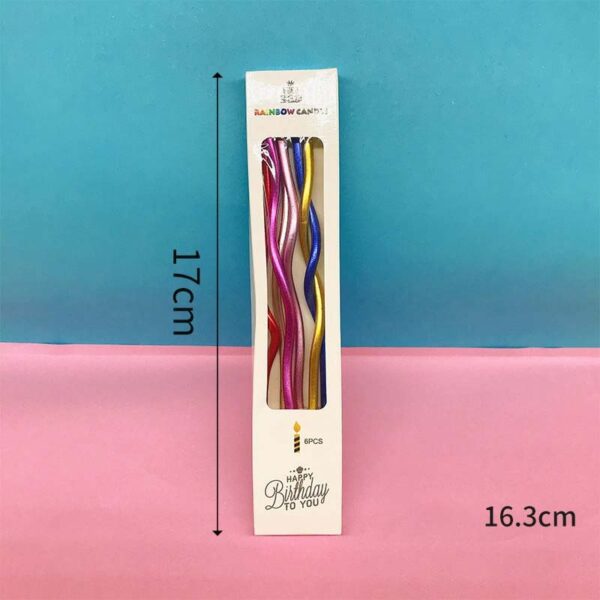 Curved candles