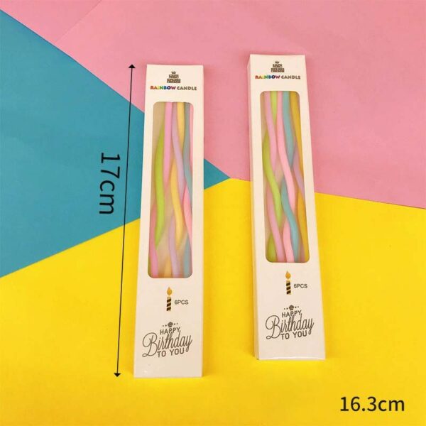 Curved candles