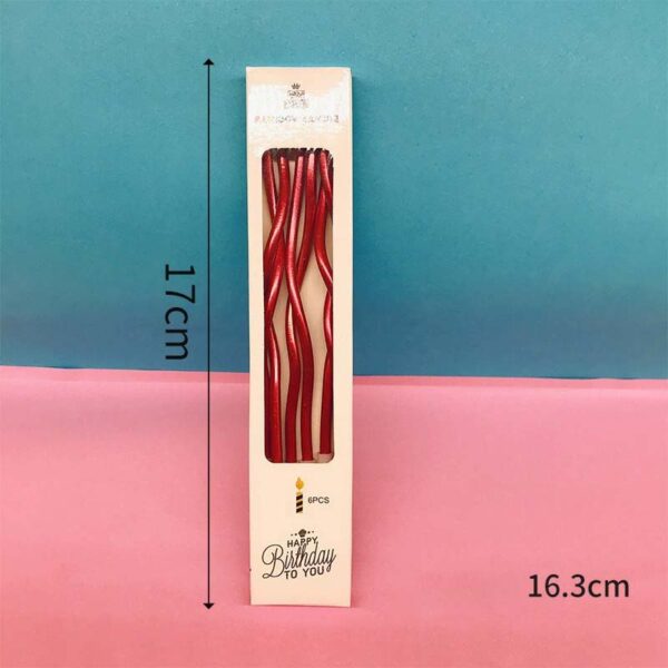 Curved candles