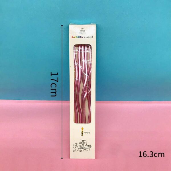 Curved candles
