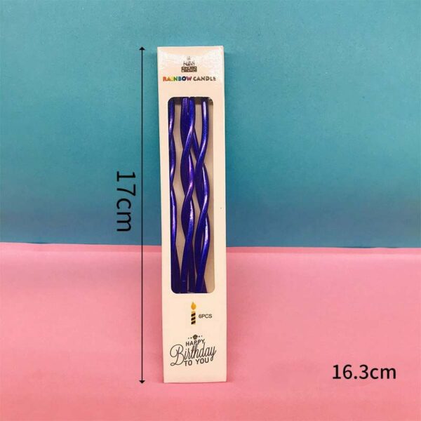 Curved candles