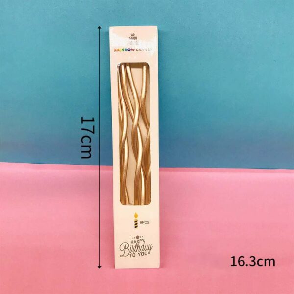 Curved candles
