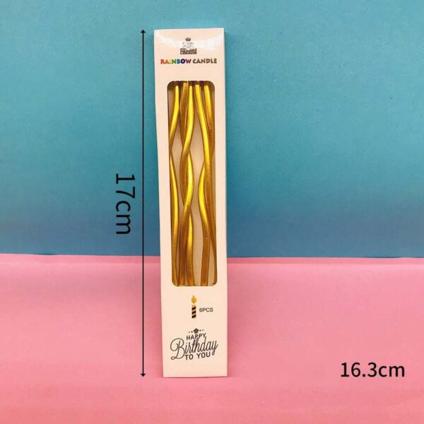 Curved candles
