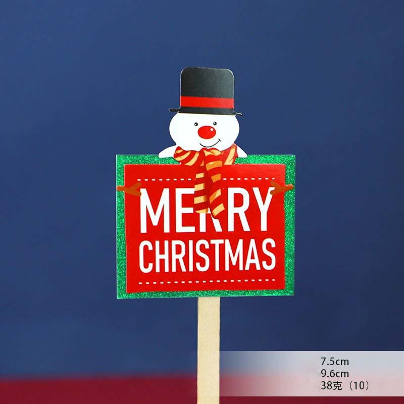 Christmas Cake Topper Set Wholesale - Festive Decorations for Holiday Treats - Image 2