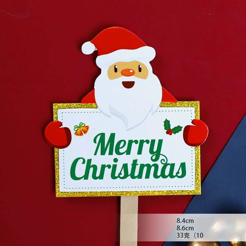 Christmas Cake Topper Set Wholesale - Festive Decorations for Holiday Treats - Image 3