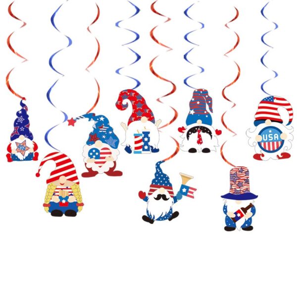 Independence Day Hanging Ornament Set