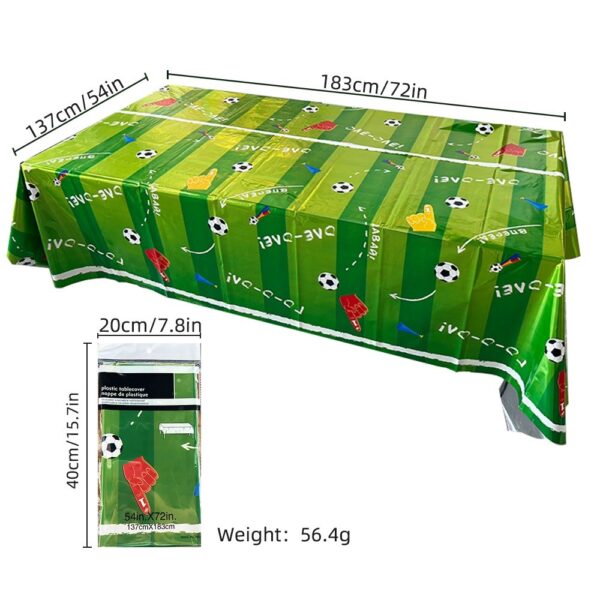 Football Birthday Tablecloth