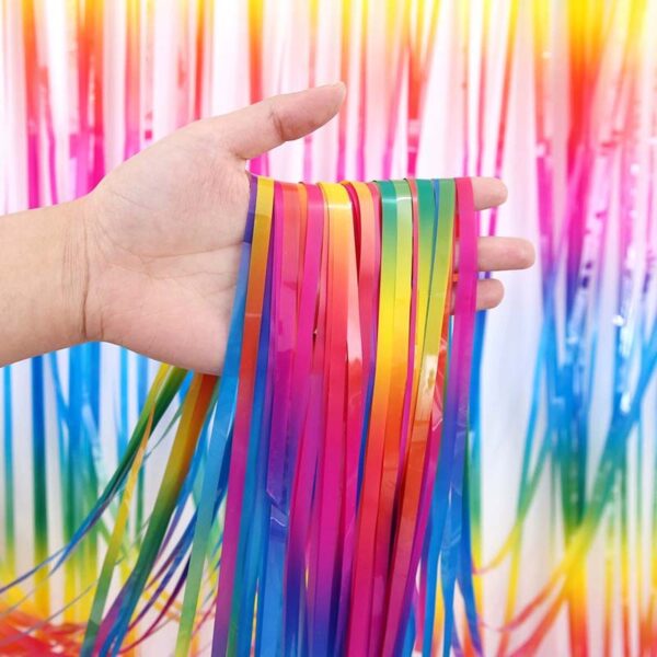 Gradient rain curtain（Macaron colorful）