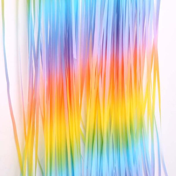Gradient rain curtain（Macaron colorful）