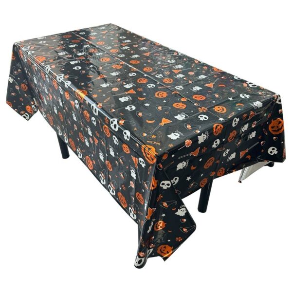 Halloween Party Pumpkin Tablecloth