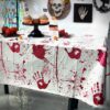 Halloween Party Pumpkin Tablecloth