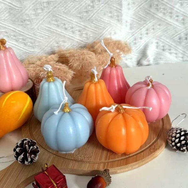 Halloween Pumpkin Candles