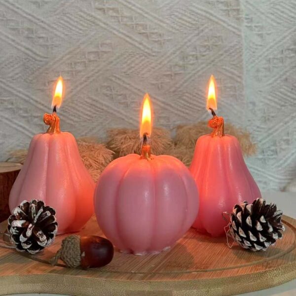 Halloween Pumpkin Candles