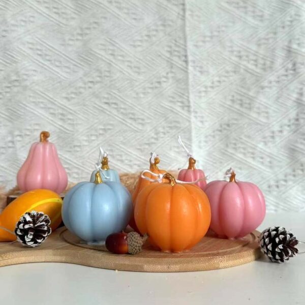 Halloween Pumpkin Candles