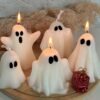 Halloween ghost candles