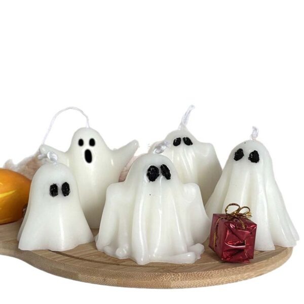 Halloween ghost candles