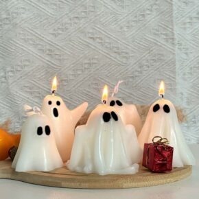 halloween ghost candles