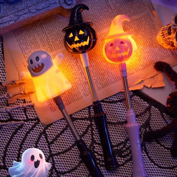 Halloween hand crank pumpkin Lights