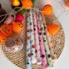 Halloween printed candles