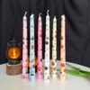 Halloween printed candles