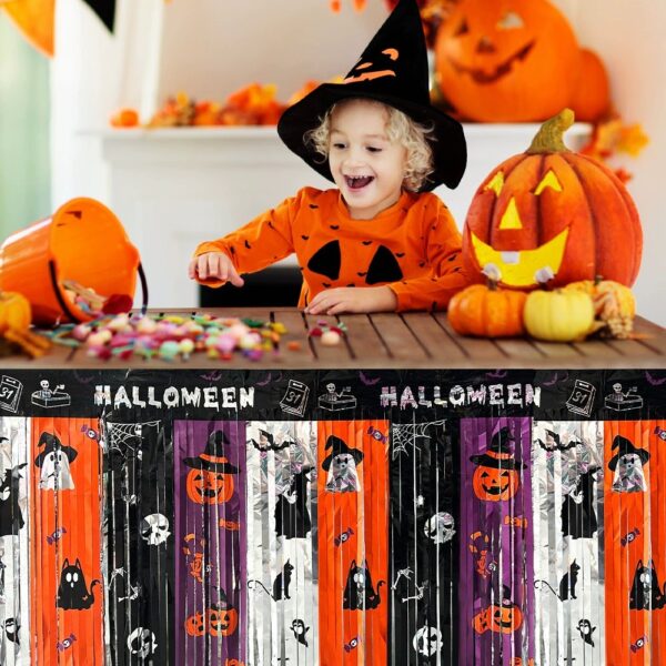 Halloween themed party tablecloth