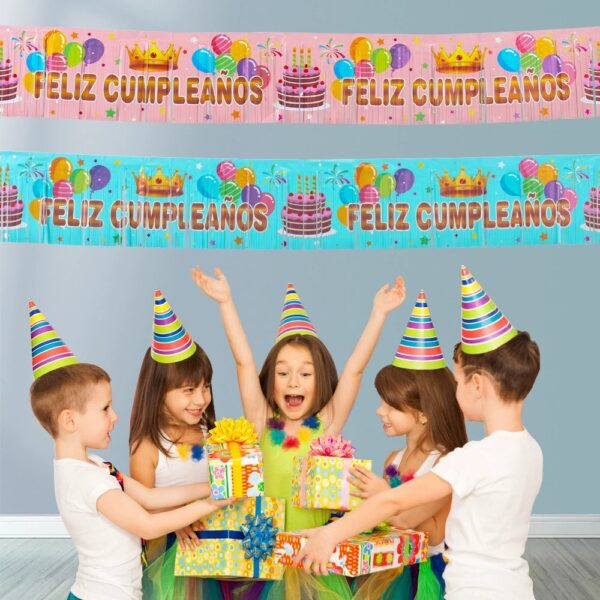 Happy Birthday Tassel Flag