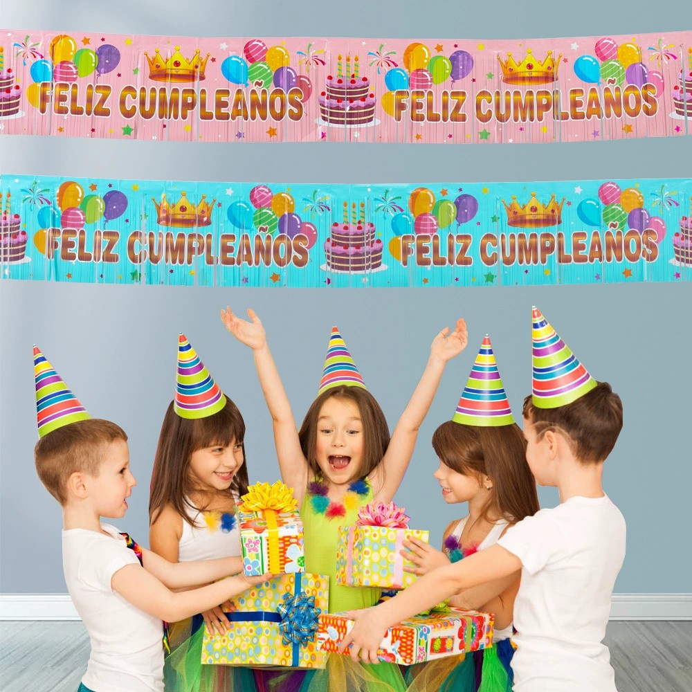 Happy Birthday Tassel Flag