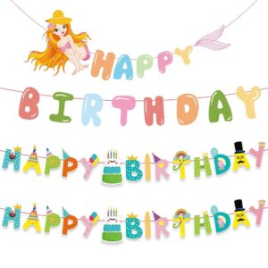 Happy Birthday banners