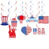 Independence Day Hanging Ornament Set