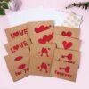 Hollow Kraft Greeting Cards