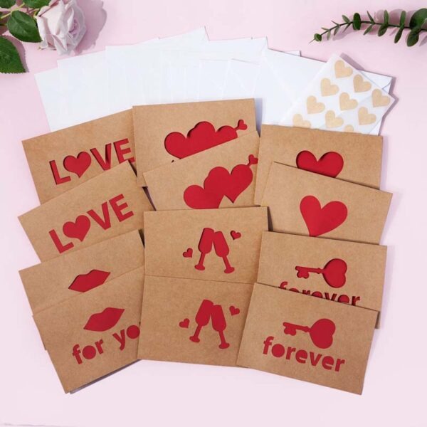 Hollow Kraft Greeting Cards