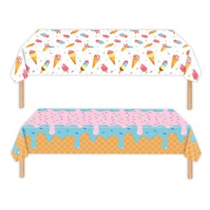 ice cream disposable tablecloth