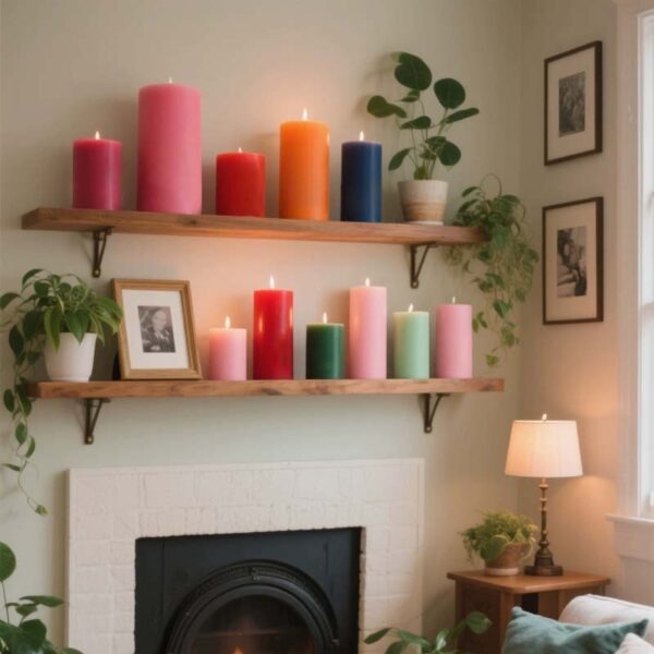 Large pillar candles