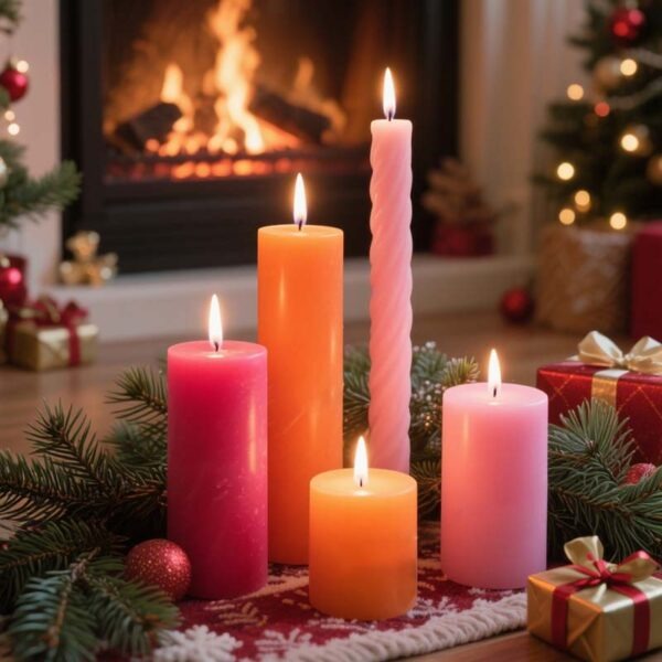 Large pillar candles