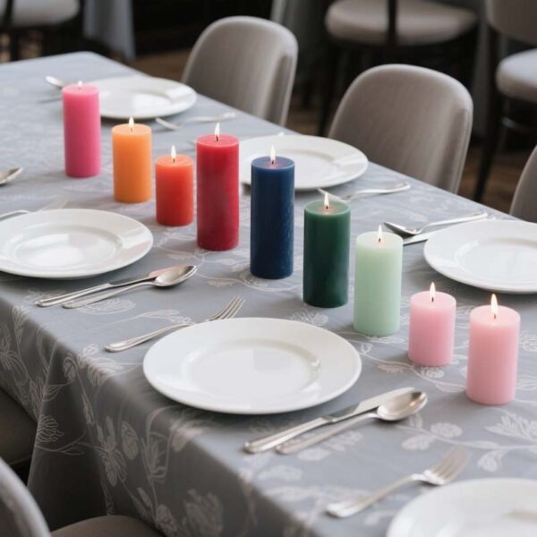 Large pillar candles